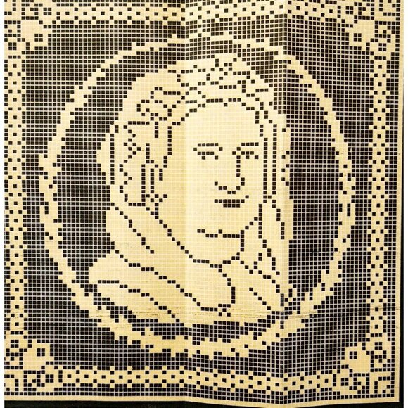 1881 Yorktown Centennial Tidy Martha Washington Victorian Print Pattern DWQQ21 - Picture 1 of 2